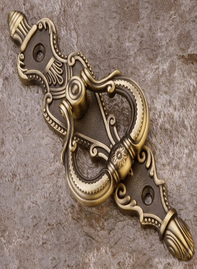 JWL Antique Look Brass Finish Door Knocker 1 Piece with Ring Handle (Standard Size) - Image 1